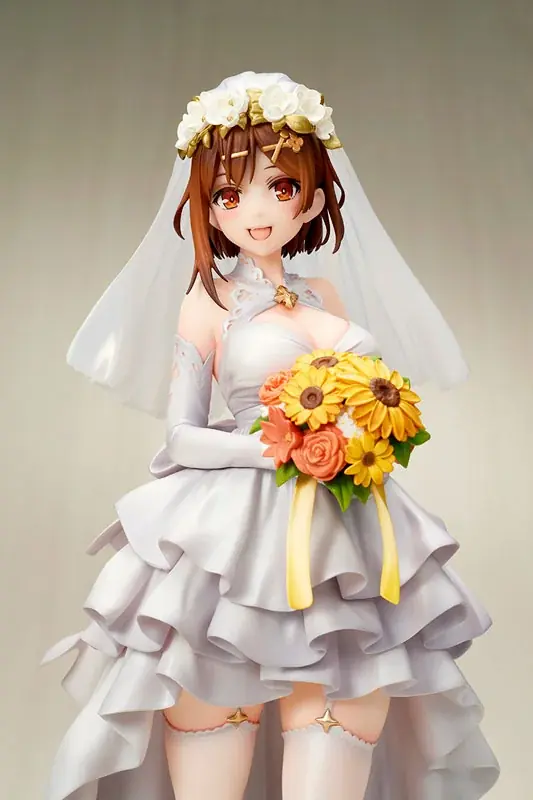 『ライザのアトリエ3 ～終わりの錬金術士と秘密の鍵～』より、「ライザリン・シュタウト」がウェディングドレス姿でフィギュア化。あみあみにて予約受付中。 画像 5