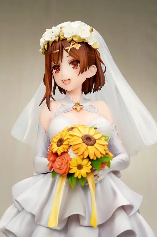 『ライザのアトリエ3 ～終わりの錬金術士と秘密の鍵～』より、「ライザリン・シュタウト」がウェディングドレス姿でフィギュア化。あみあみにて予約受付中。 画像 9