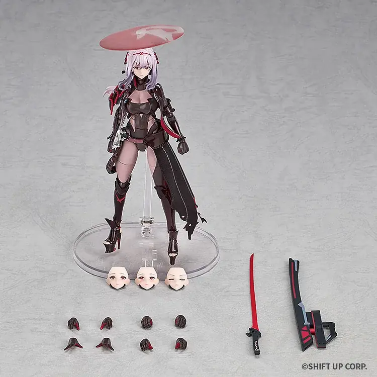 『勝利の女神：NIKKE』より、「紅蓮：ブラックシャドウ」が可動フィギュアで登場。あみあみにて予約受付中。 画像 14