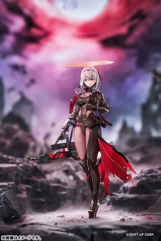 『勝利の女神：NIKKE』より、「紅蓮：ブラックシャドウ」が可動フィギュアで登場。あみあみにて予約受付中。 画像 6