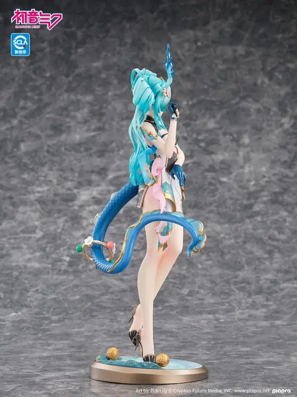 「青龍」をモチーフにアレンジされた「初音ミク」がフィギュアで登場。あみあみにて予約受付中。 画像 15