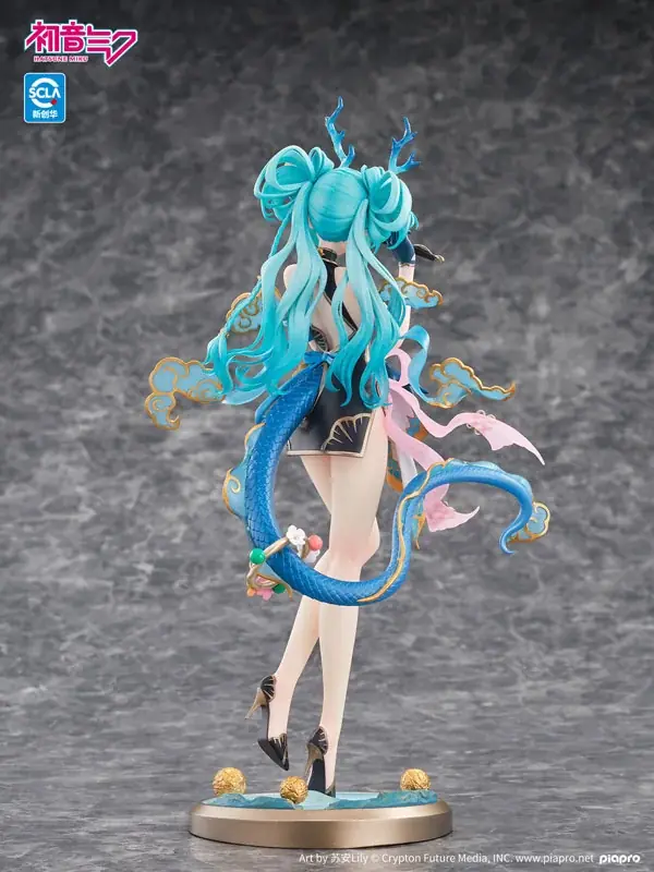 「青龍」をモチーフにアレンジされた「初音ミク」がフィギュアで登場。あみあみにて予約受付中。 画像 17