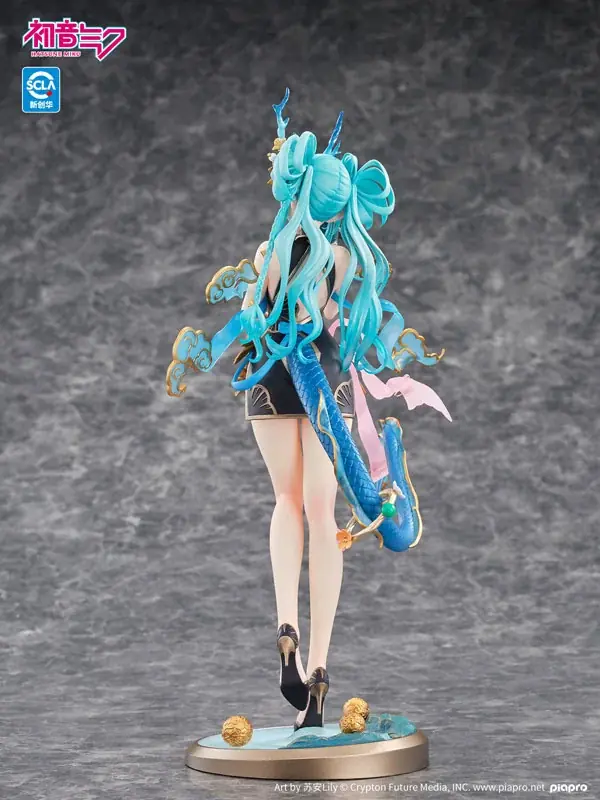 「青龍」をモチーフにアレンジされた「初音ミク」がフィギュアで登場。あみあみにて予約受付中。 画像 18