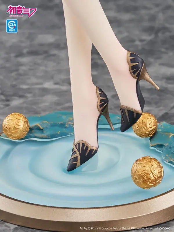 「青龍」をモチーフにアレンジされた「初音ミク」がフィギュアで登場。あみあみにて予約受付中。 画像 25