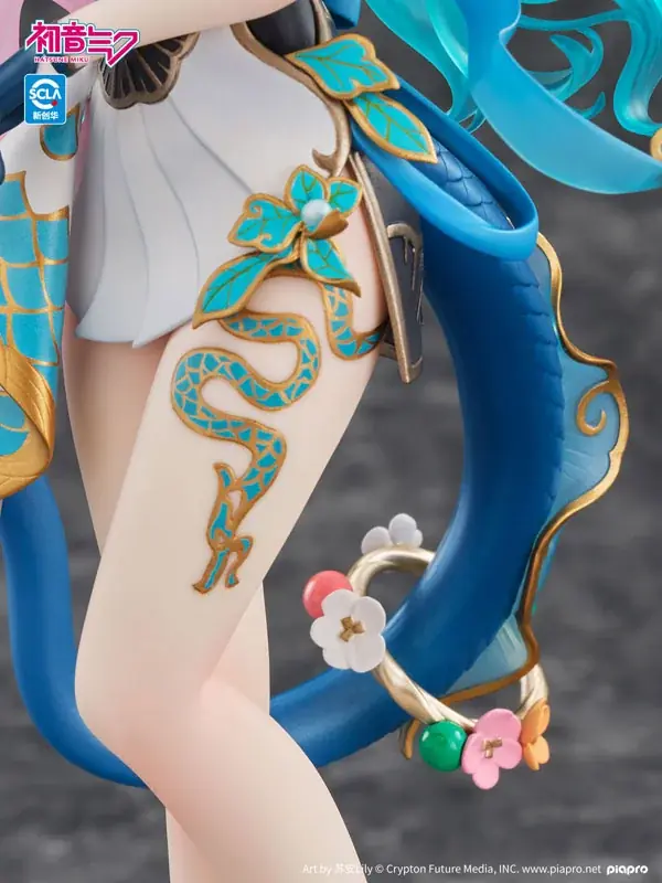 「青龍」をモチーフにアレンジされた「初音ミク」がフィギュアで登場。あみあみにて予約受付中。 画像 8