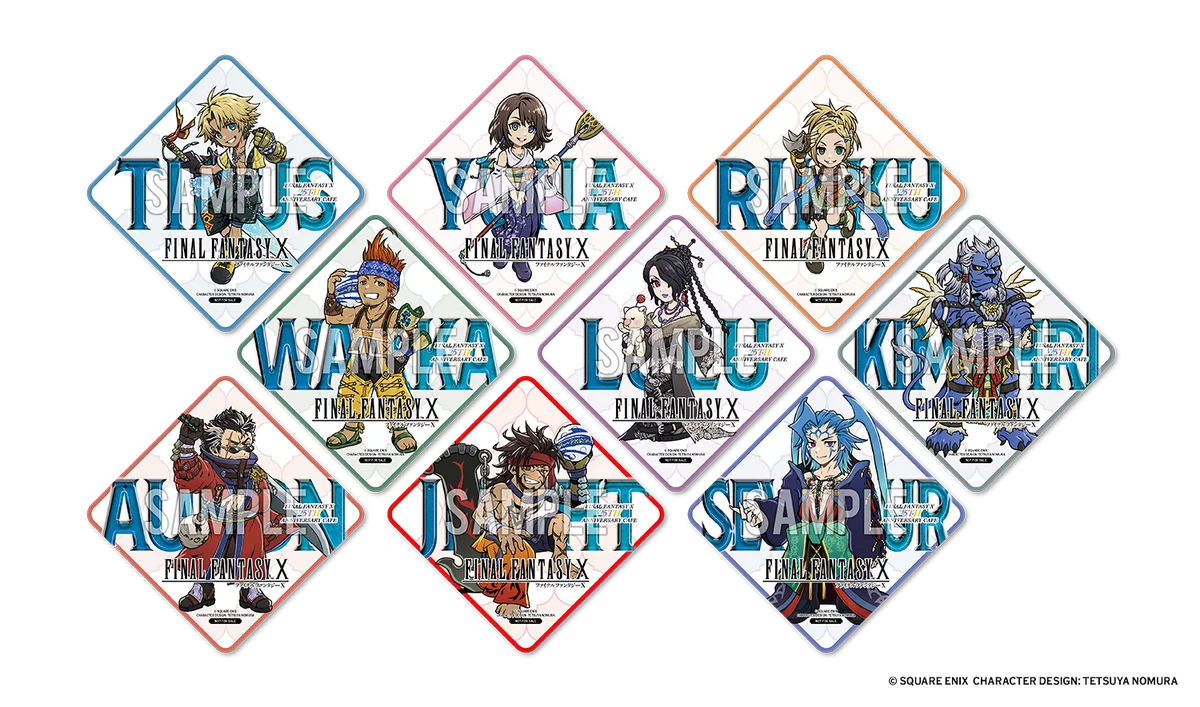 【東京・横浜・大阪・名古屋】2026年9月11日(金)より『FINAL FANTASY X 25TH ANNIVERSARY CAFE』の開催が決定！ 画像 24