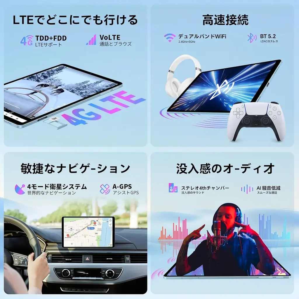 8インチ小型タブレット「T50Mini新バージョン」が期間限定セール！8月21日（金）より17％OFF、18900円で販売 画像 4