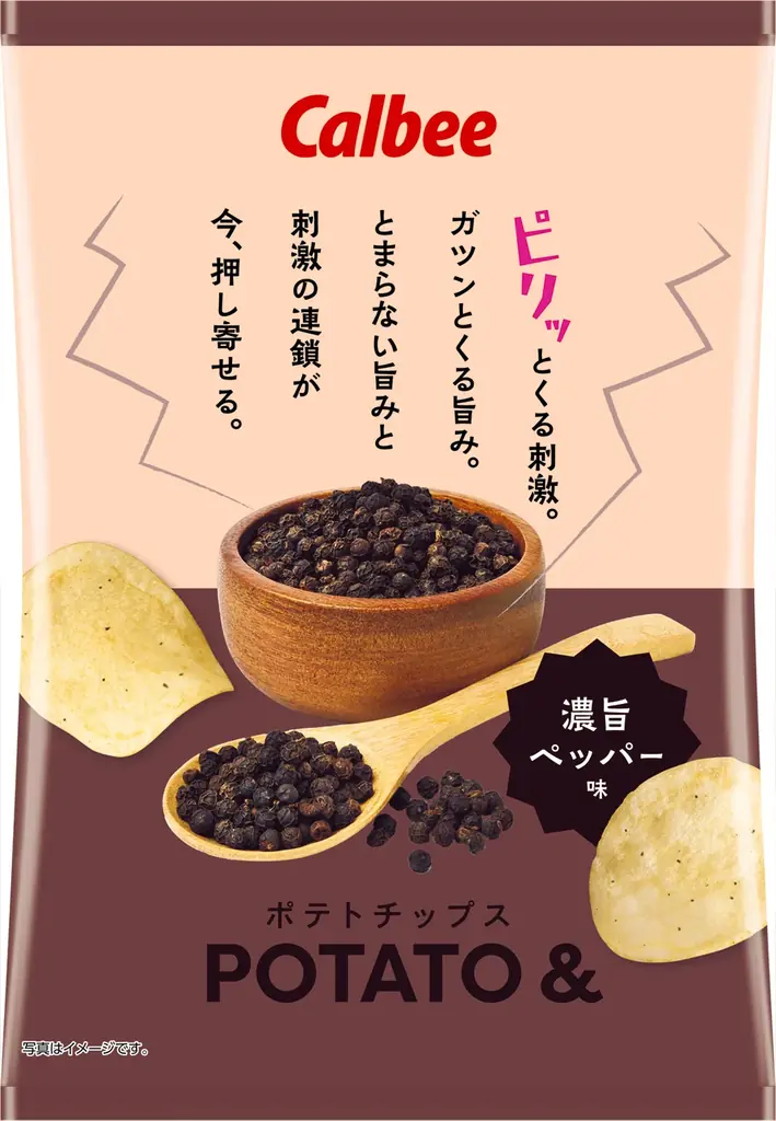 気分に合わせて選ぶ、新しいポテトチップスシリーズ誕生！「ON」と「OFF」、日常に寄り添う『ポテトチップスPOTATO＆ 香ばしバター味/濃旨ペッパー味』 画像 2