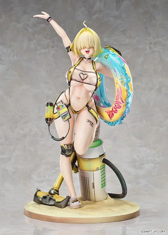 『勝利の女神：NIKKE』より、「エレグ」のフィギュアが水着姿で登場。あみあみにて予約受付中。 画像 4