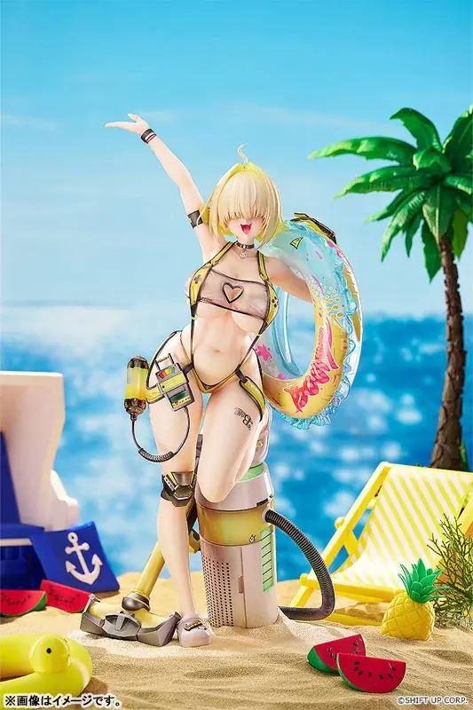 『勝利の女神：NIKKE』より、「エレグ」のフィギュアが水着姿で登場。あみあみにて予約受付中。 画像 9