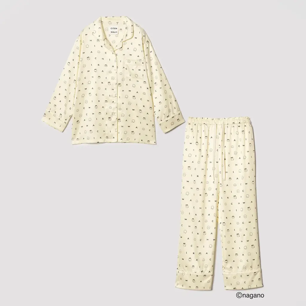 「ちいかわ」「CITEN（シテン）」スペシャルコレクション発売。ルームウェアやバッグ、ポーチなど全6型を展開 「ちいかわ」のかわいさを「CITEN」らしい日常に落とし込んだラインナップ 画像 2