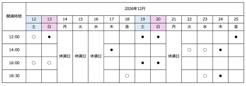 歌とダンスとスケートが彩る、クリスマス・エンターテインメント︕『ブロードウェイ クリスマス・ワンダーランド 2026』今年も開催決定！最速先⾏ 9 ⽉ 6 ⽇（日）スタート︕ 画像 4