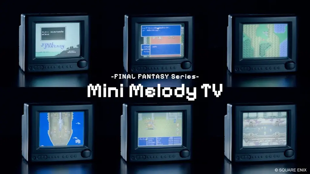 ファイナルファンタジーI〜VI名曲、1/29発売ミニテレビ