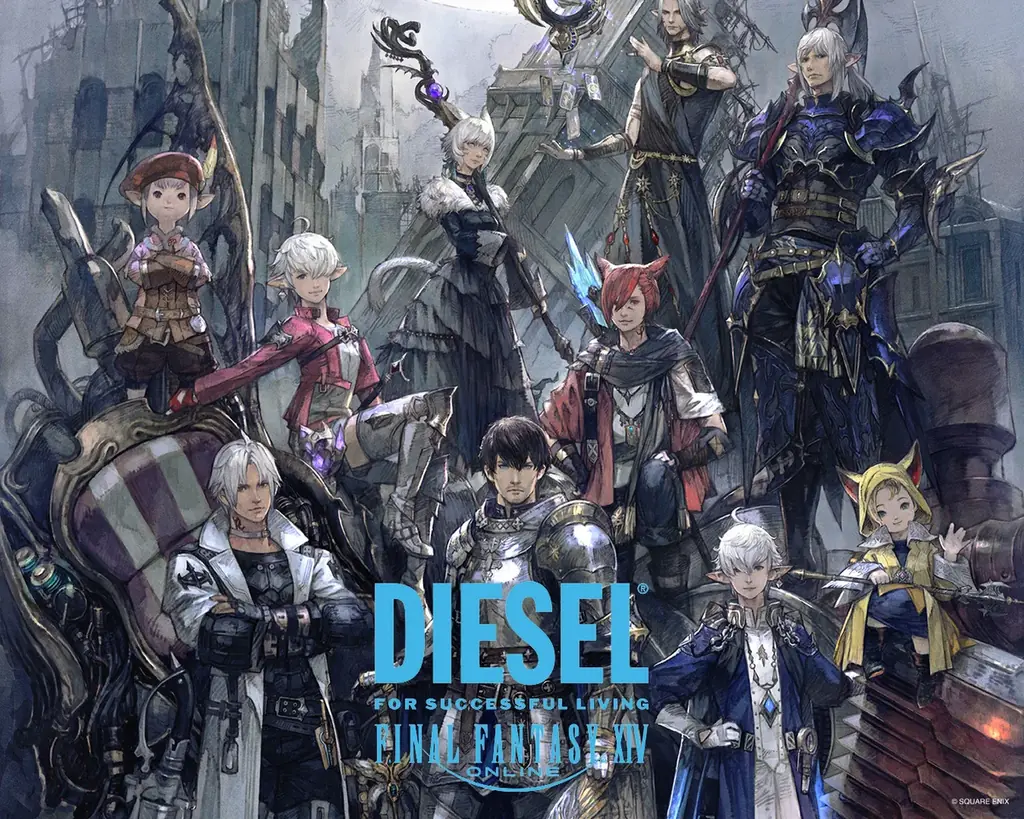 9/16開幕：DIESEL×FFXIV『BRAVE』全27種コレクション