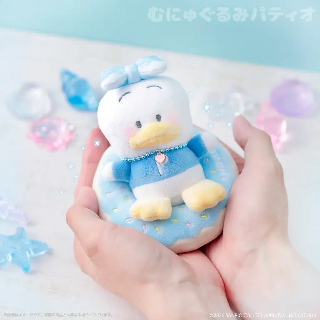サンリオキャラクターズより「ぷかぷかドーナツ むにゅぐるみマスコット」が9月4日(金)よりむにゅぐるみパティオ公式ECにて予約販売開始 画像 3