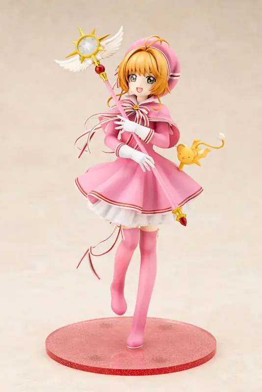 『カードキャプターさくら クリアカード編』より、「木之本桜」がピンクのコスチューム姿でフィギュア化。あみあみにて予約受付中。 画像 3
