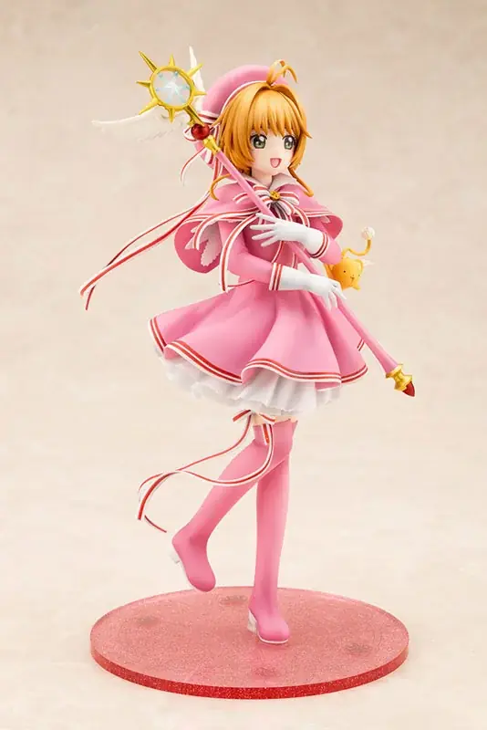 『カードキャプターさくら クリアカード編』より、「木之本桜」がピンクのコスチューム姿でフィギュア化。あみあみにて予約受付中。 画像 8