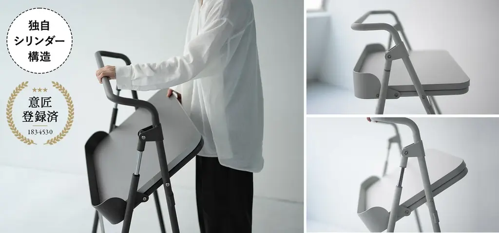 折り畳んで片づけられるワークスペースという新提案。トランスフォーム家具ブランドTATAMU®から、折りたためるデスク『JOBS DESK（ジョブズデスク）』が登場！ 画像 9