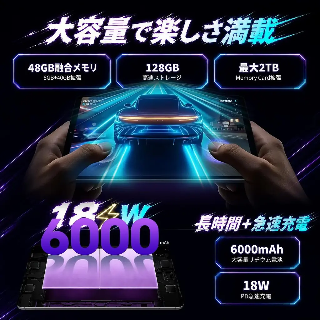 【新品予告】初のAndroid 17搭載小型タブレット「Teclast T60Mini」はいよいよ発売！2.5K解像度、8.8インチ、T7300 8コアCPU、48GB+128GB+2TB拡張！ 画像 6