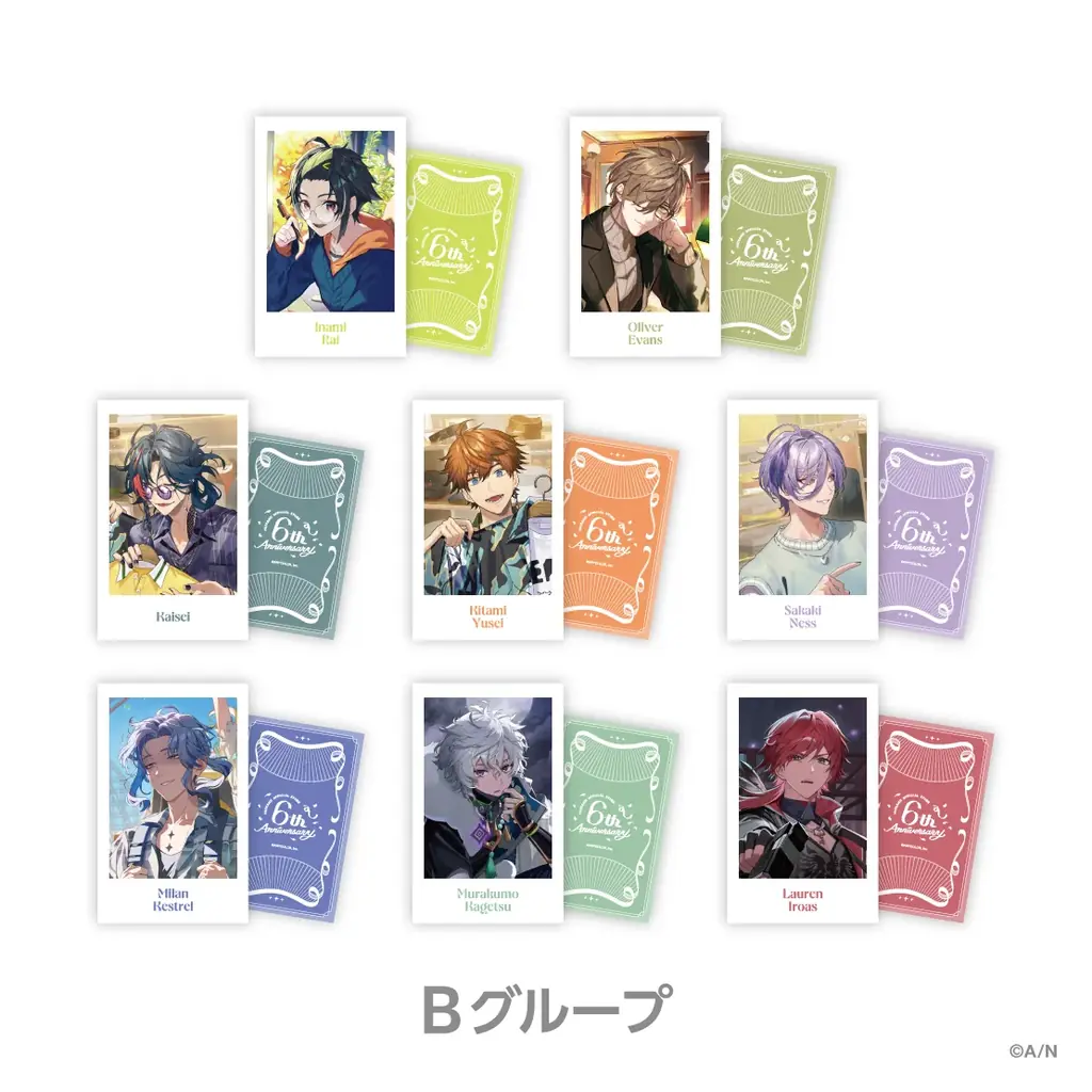 にじさんじから「にじストア6周年メモリアルグッズ」の販売が決定！2026年9月7日(月)18時から販売開始！ 画像 4