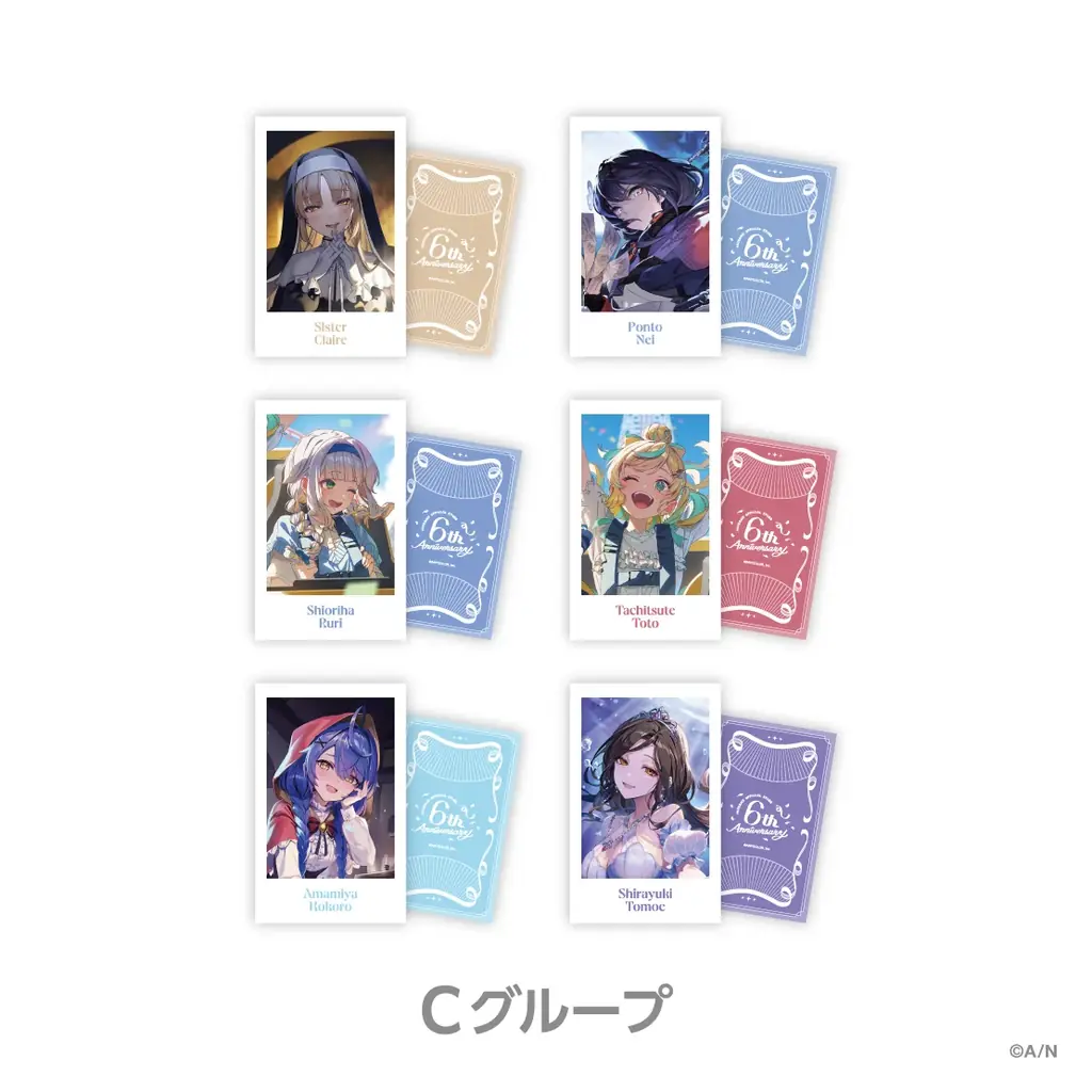 にじさんじから「にじストア6周年メモリアルグッズ」の販売が決定！2026年9月7日(月)18時から販売開始！ 画像 5