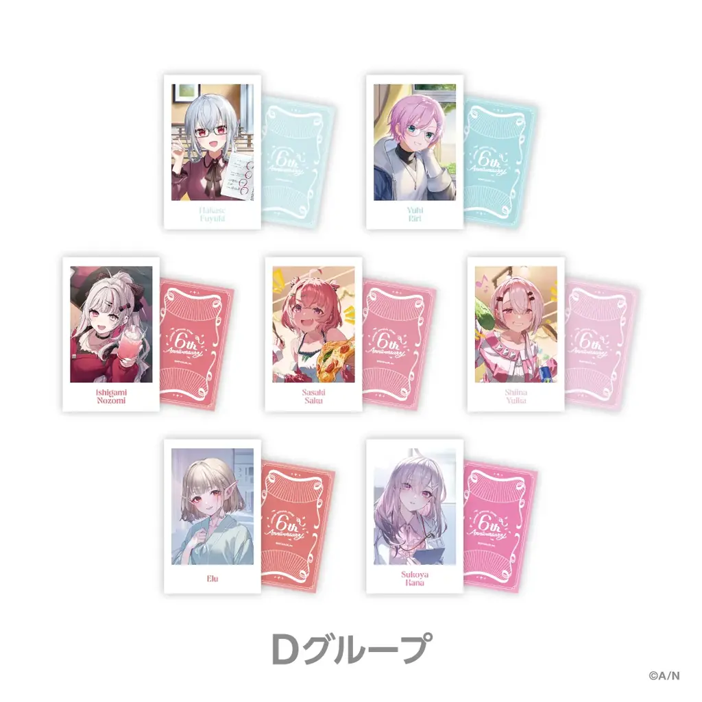 にじさんじから「にじストア6周年メモリアルグッズ」の販売が決定！2026年9月7日(月)18時から販売開始！ 画像 6