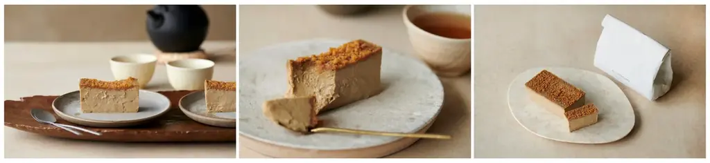 ほうじ茶ラテのようなまろやかな味わいにメープルクッキーを合わせた秋限定フレーバー「Mr. CHEESECAKE Hojicha Maple」が登場。 画像 3