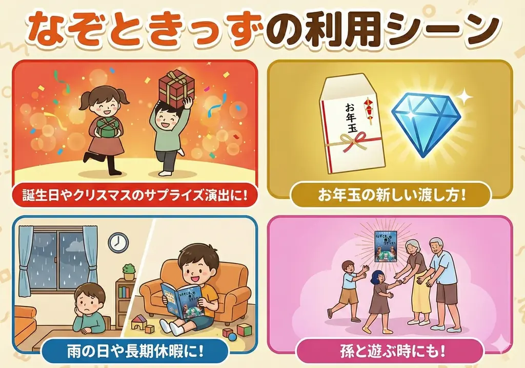 子ども向けおうち謎解き『なぞときっず』が発売2周年！Amazon・BASEで全4作品を20％以上OFFに 画像 2