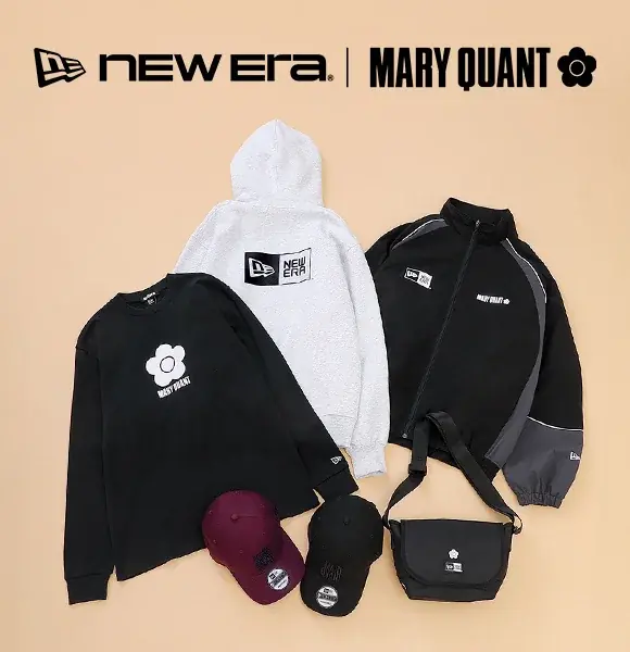 9/16発売 NEW ERA×マリークワント第3弾 パーカ＆キャップ