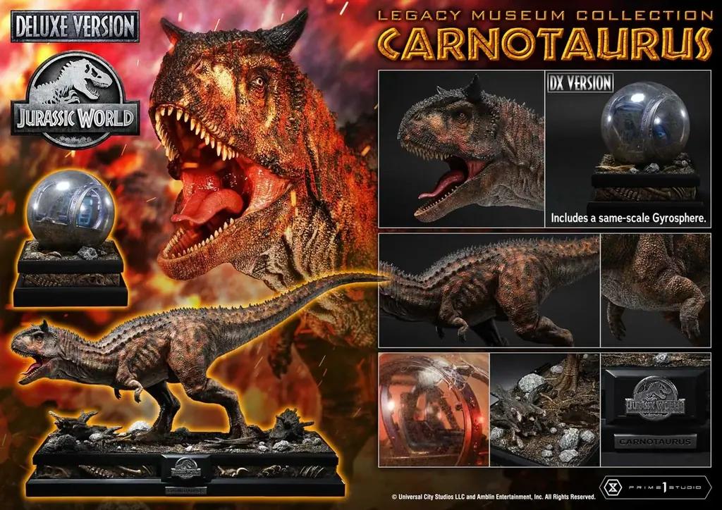 『ジュラシック・ワールド／炎の王国』から、「カルノタウルス」を1/15スケールで立体化 画像 16