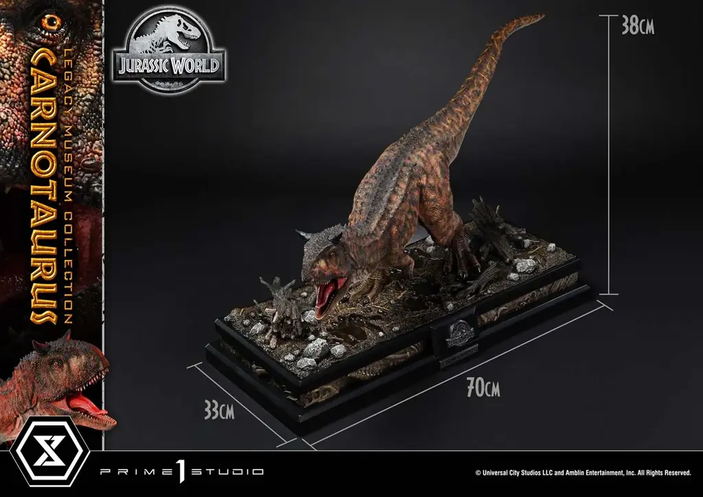 『ジュラシック・ワールド／炎の王国』から、「カルノタウルス」を1/15スケールで立体化 画像 17