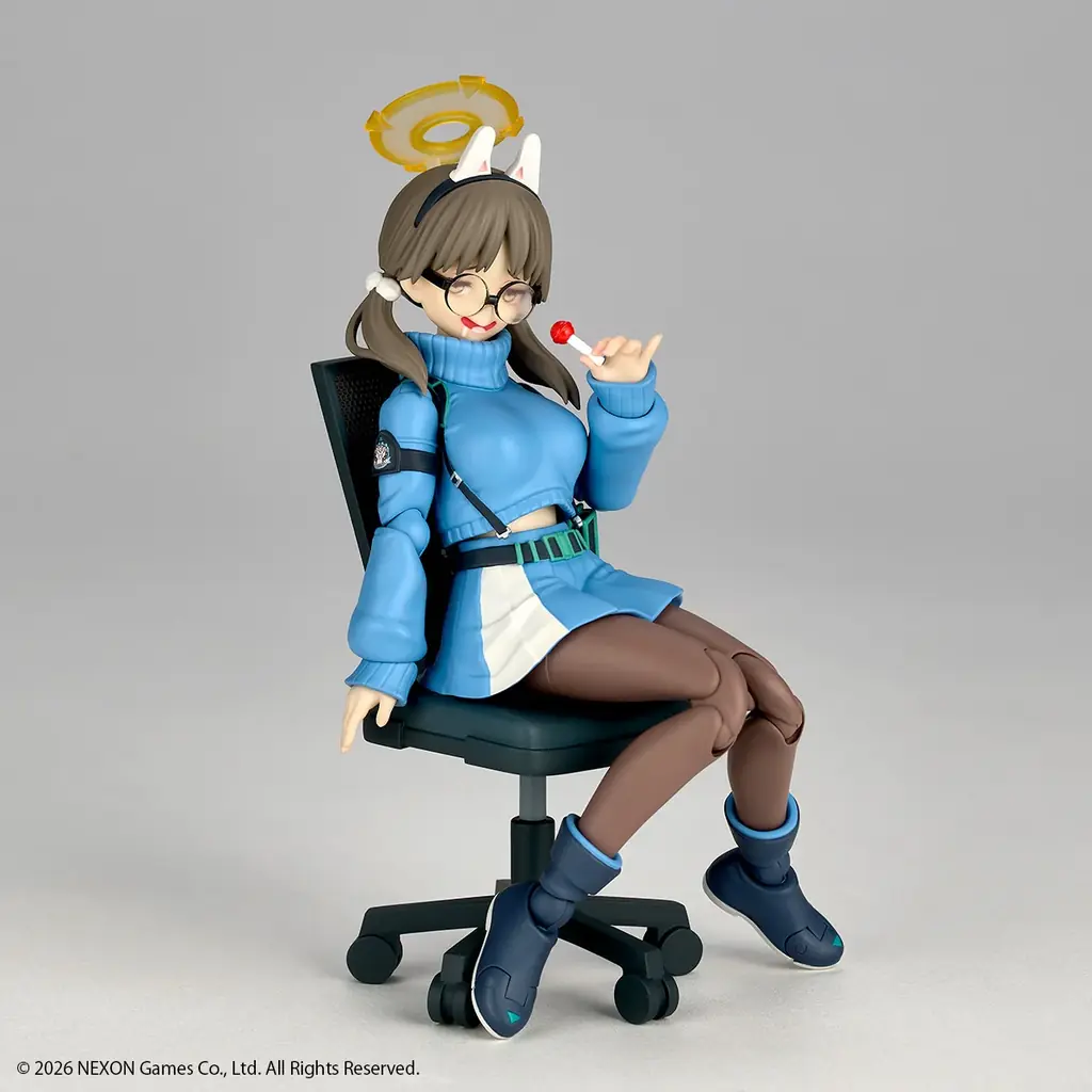 『ブルーアーカイブ -Blue Archive-』から、RABBIT小隊のオペレーターを務めるモエがアクションフィギュアに！ 画像 7