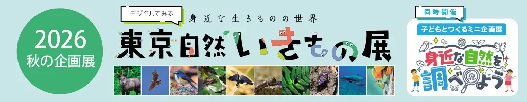 9/16開始 デジタルでみる 東京の自然いきもの展
