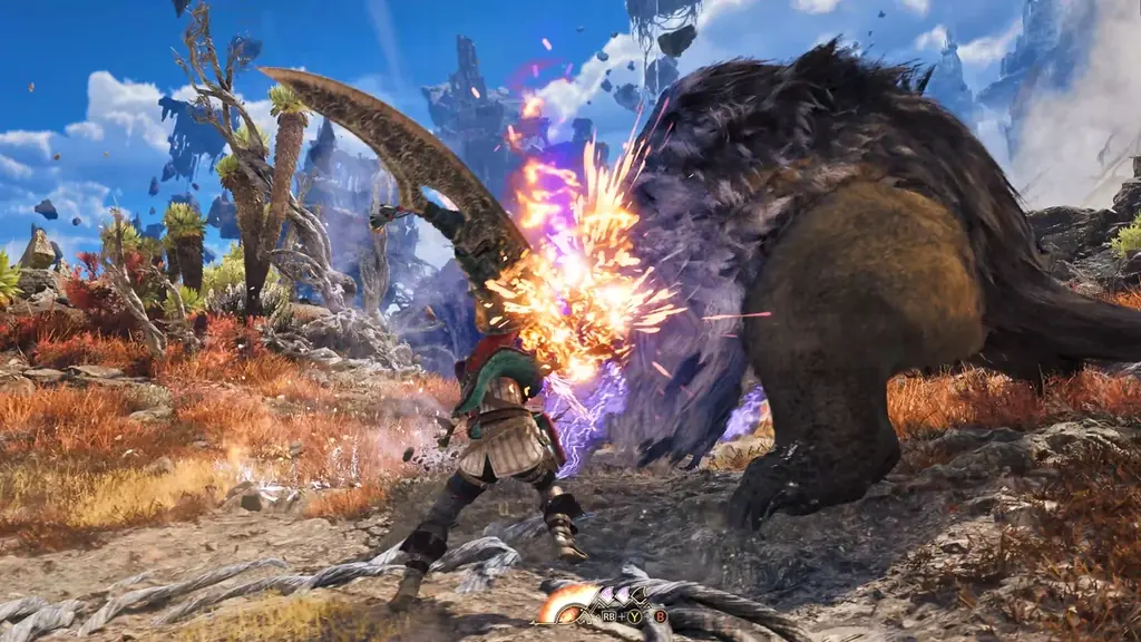 ブーストアクションで狩りはさらなる進化を遂げる。東京ゲームショウ2026で“世界初”試遊出展が決定した『モンスターハンターワイルズ：アセンダンス』の新アクション紹介映像を本日より順次解禁！ 画像 7