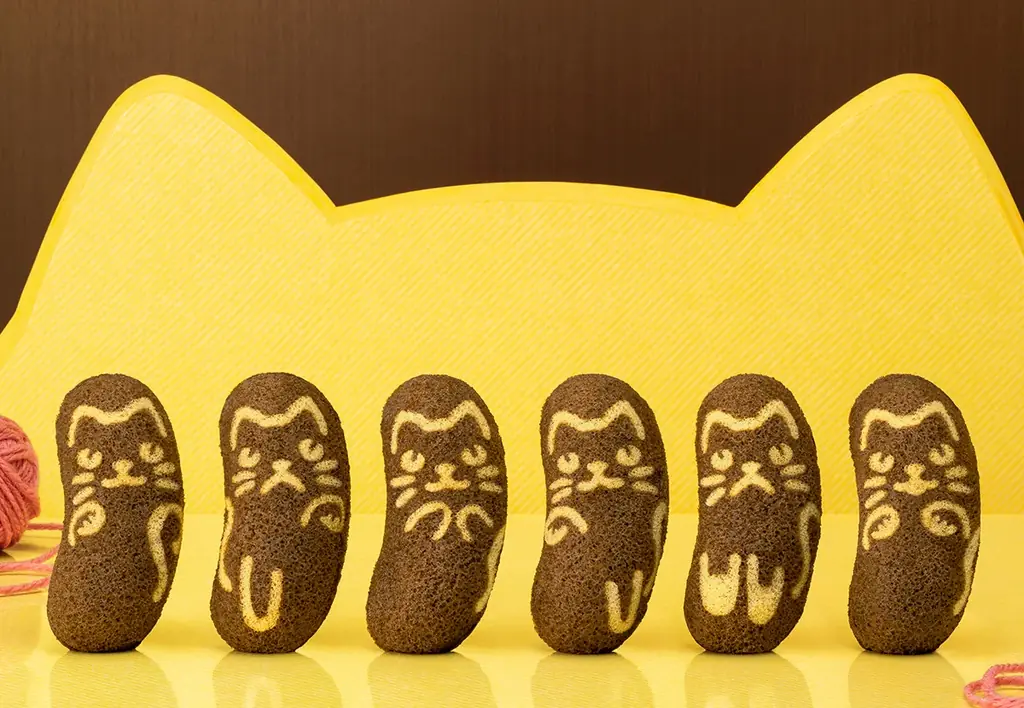 【東京ばな奈】秋冬限定！チョコバナナ味の黒猫「ぶにゃんこ」が登場。東京土産にぴったりなエコバッグやマスコットなど新作グッズ全７種も 画像 3