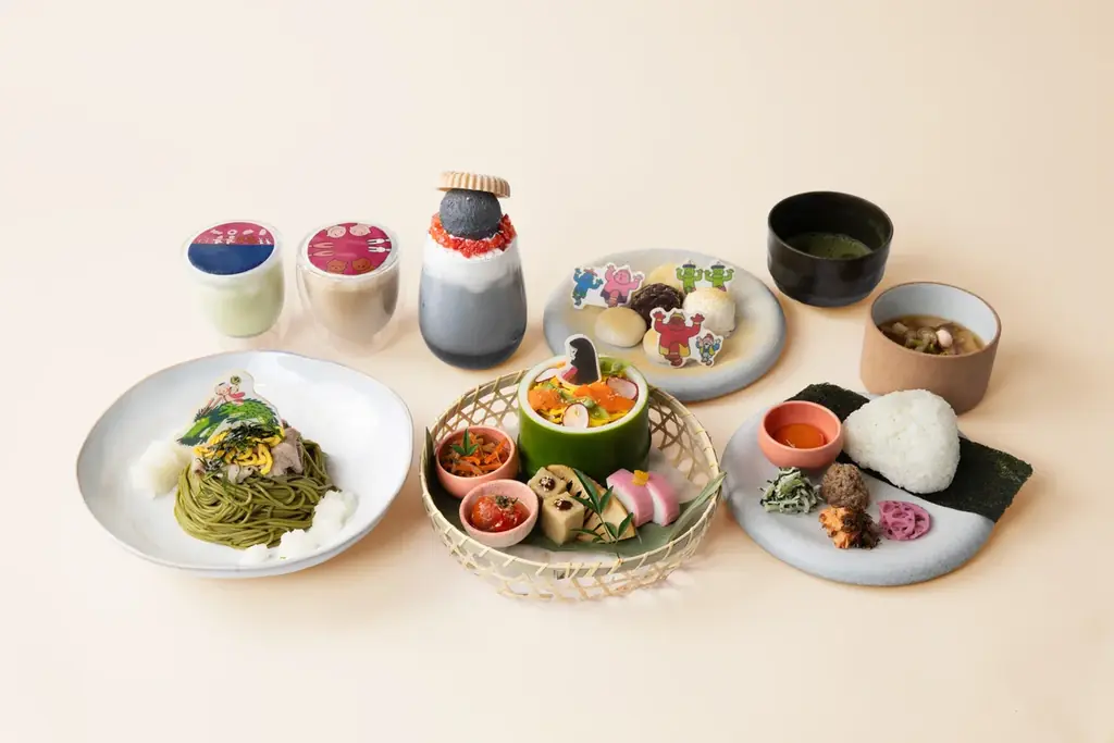 9月18日開幕　まんが日本昔ばなし展の限定メニュー