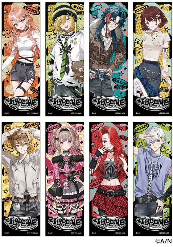 「にじさんじ Autumn Fair 2026」が9月19日から開催！　#HYPE-MEのビジュアルを使用した特典を配布するほか、商品の販売やグラッテコラボの実施も 画像 2