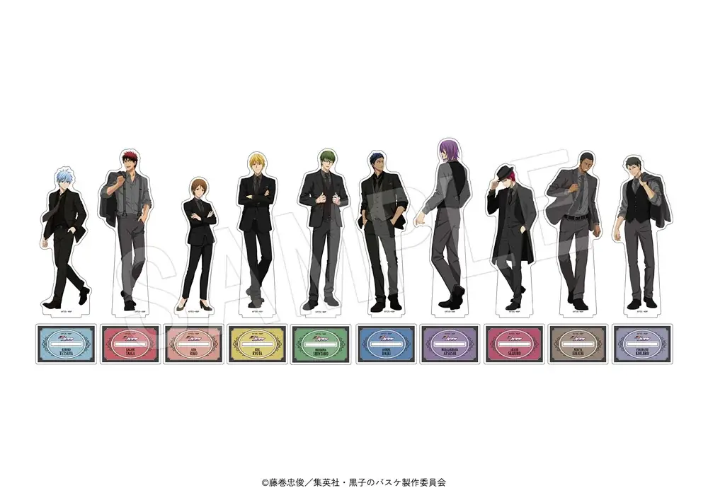 アニメ「黒子のバスケ」× Chugai Grace Cafe コラボカフェが渋谷・大阪で開催！毎年大好評の黒スーツ衣装姿の新規描き下ろしイラストを使用したグッズやコラボメニューが登場！ 画像 6