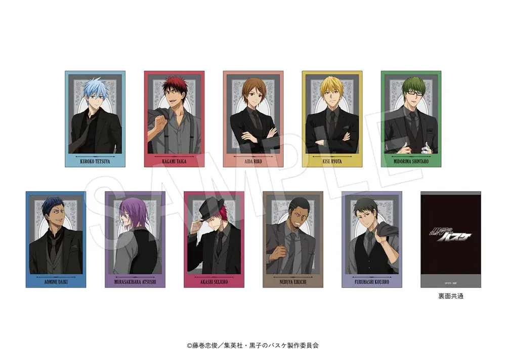 アニメ「黒子のバスケ」× Chugai Grace Cafe コラボカフェが渋谷・大阪で開催！毎年大好評の黒スーツ衣装姿の新規描き下ろしイラストを使用したグッズやコラボメニューが登場！ 画像 8