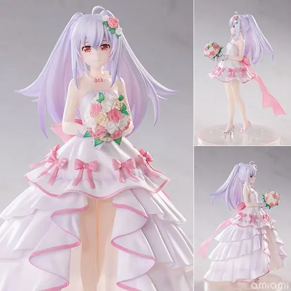 TVアニメ『プラスティック・メモリーズ』より、ヒロイン「アイラ」が、夢のようなウェディングドレス姿でフィギュア化。あみあみにて予約受付中。 画像 2