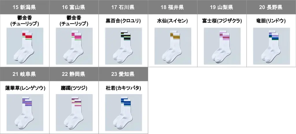45周年の感謝を全国へ！47都道府県ご当地デザインの「ラインソックス」「ステッカー」が9月4日（金）から発売　地元や旅先で集めたくなる、ここでしか買えない限定デザイン 画像 5