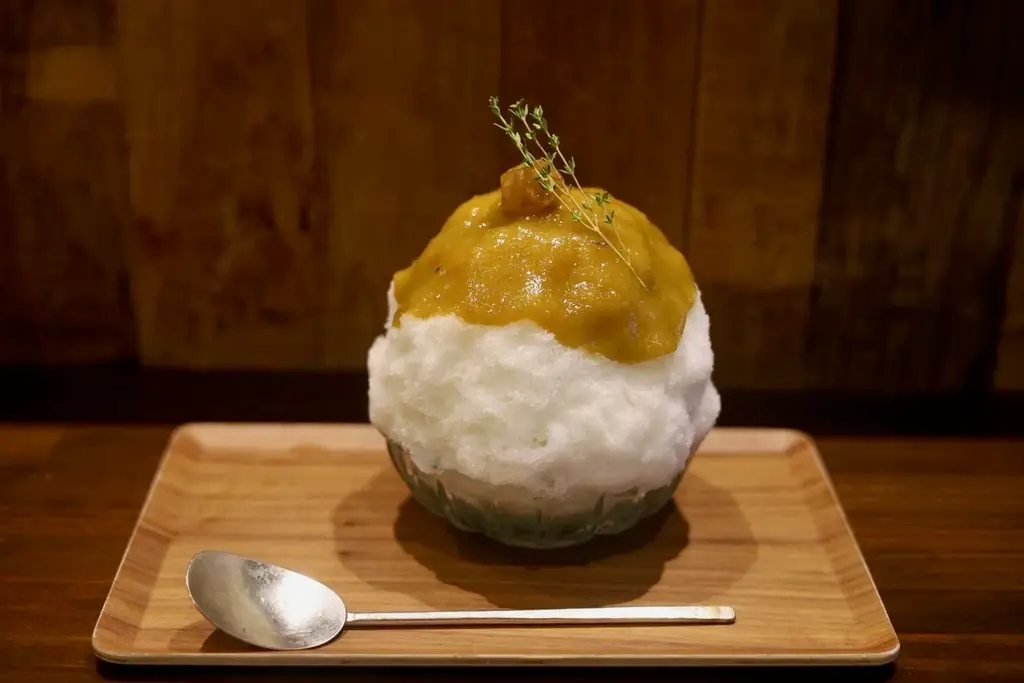 ニューヨークレストラン「サラベス」表参道店 吉祥寺のかき氷専門店「氷屋ぴぃす」とコラボ、2期にわけ、秋の味覚を楽しむスペシャルセットを販売 画像 10