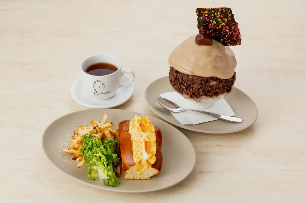 ニューヨークレストラン「サラベス」表参道店 吉祥寺のかき氷専門店「氷屋ぴぃす」とコラボ、2期にわけ、秋の味覚を楽しむスペシャルセットを販売 画像 3