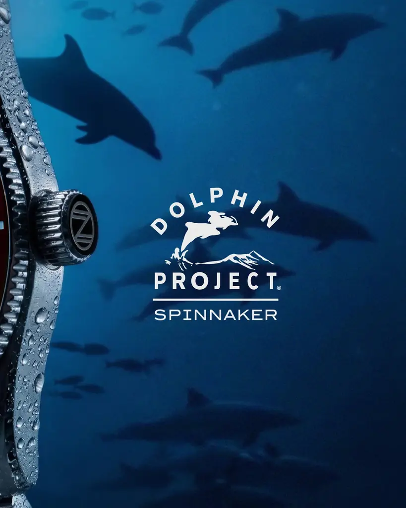 海を泳ぐイルカの群れが光る。腕時計『SPINNAKER（スピニカー）』、国際的なイルカ保護団体「ドルフィン・プロジェクト」とのコラボレーションウォッチの最新作を発売。 画像 8