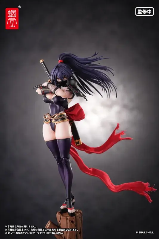 「RPGEX-10 くノ一 裂風」アクションフィギュアが登場。あみあみにて予約受付中。 画像 4