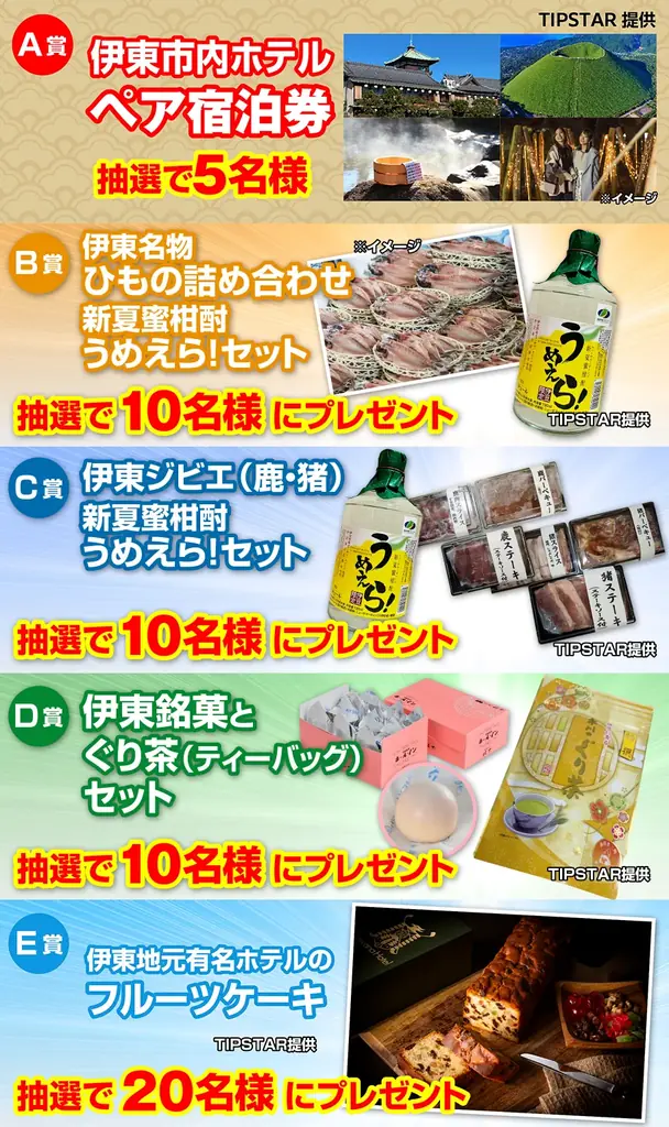 総額100万円超の豪華賞品が当たる！伊東温泉競輪で4つのプレゼントキャンペーンを実施 画像 2