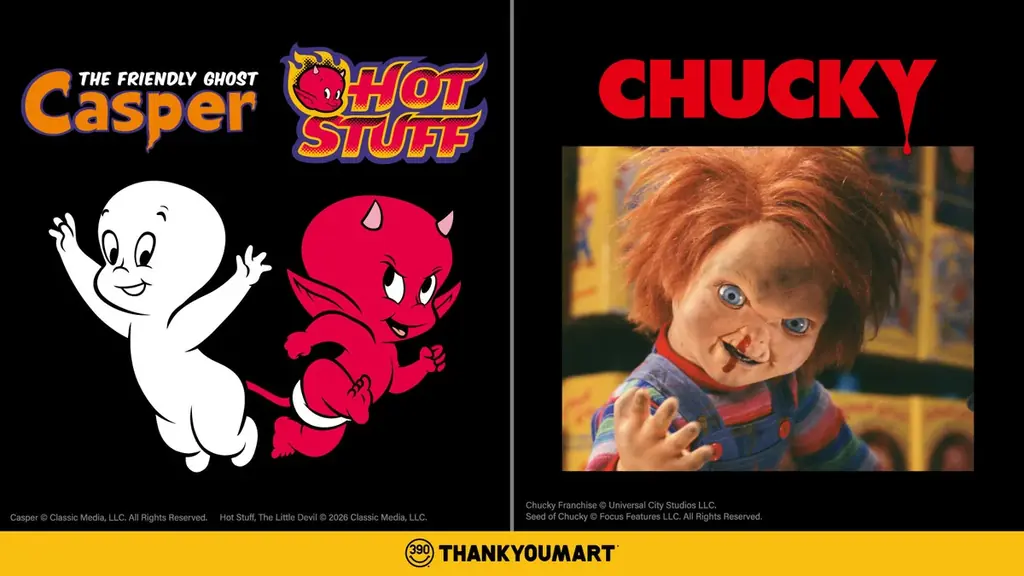 今年のハロウィンは「キャスパー」「ホットスタッフ」「チャッキー」と一緒に盛り上がろう！サンキューマートより全品390円（税込429円）で9月下旬より発売開始 画像 1