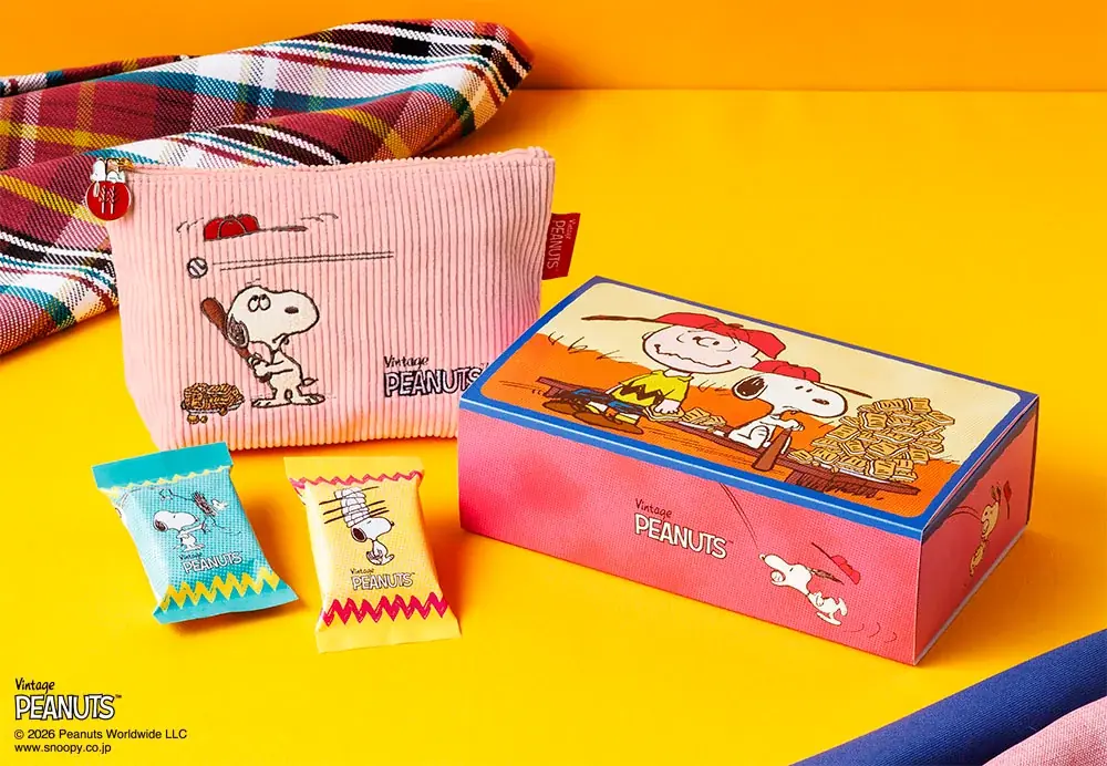 「スヌーピー」テーマの「シュガーバターの木」から、新作“蜜いもキャラメル仕立て”新登場！コーデュロイが主役のオリジナルグッズも続々【コラボ第4弾】 画像 12