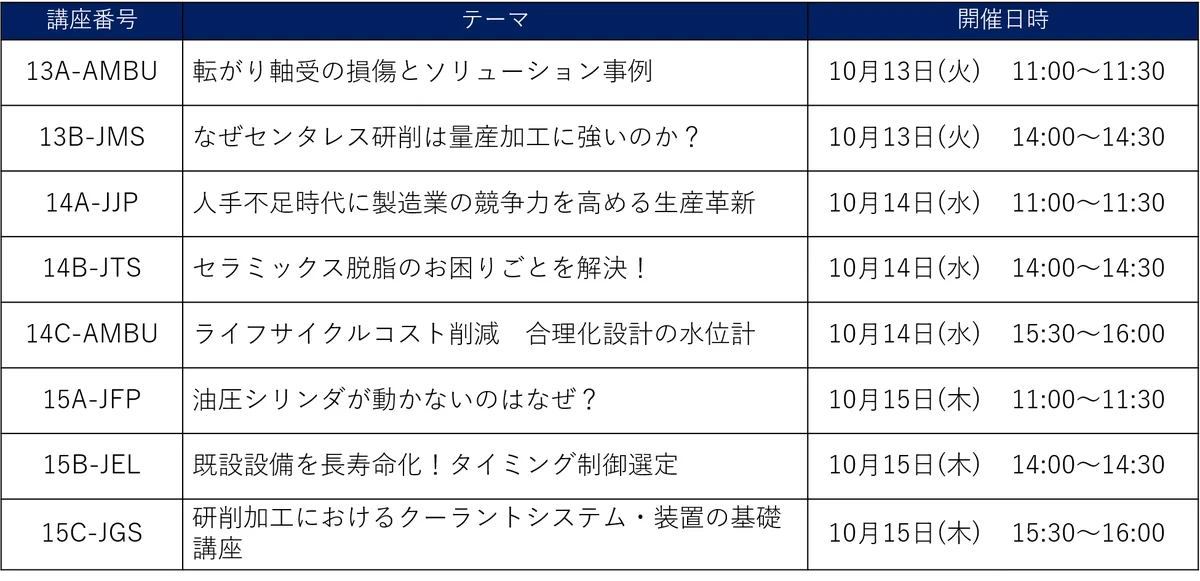 ジェイテクト、無料オンラインセミナー「ジェイテクトものづくりソリューションウェビナー2026」を10月に開催 画像 2