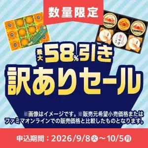 【秋の生活防衛 × 食品ロス削減】過去最大級“58%OFF”もファミマが物価高に挑む「お中元訳ありセール」本日開幕！ 画像 9